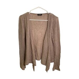 Philosophy Open Waterfall Cardigan Sweater Tan